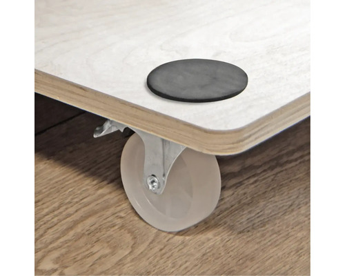 Rolovacia doska s otočným kolieskom a protišmykovou podložkou