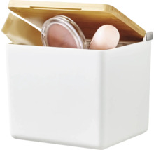 Úložný box z plastu s bambusovým vekom