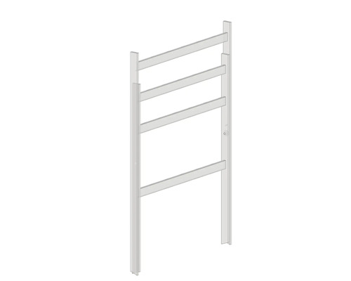 Držiak na uteráky so štyrmi tyčami na montáž na stenu