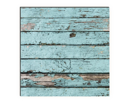 Dekoratívna doska so štruktúrou drevených dosiek a odlupujúcou sa farbou