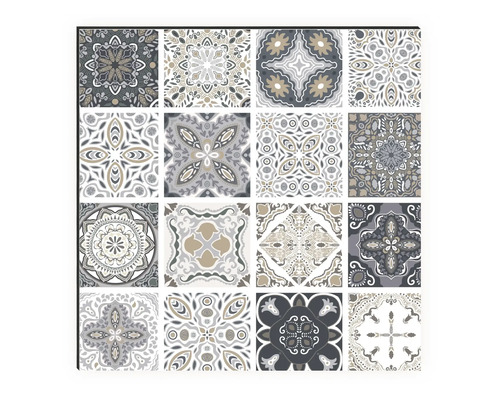 Samolepky na dlaždice s rôznymi vzormi