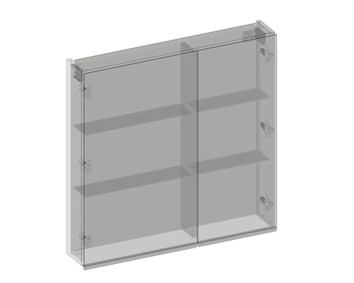 Lekárnička s policami a dvierkami