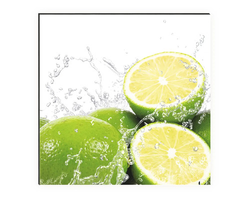 Nástenný obraz s limetkami a vodou