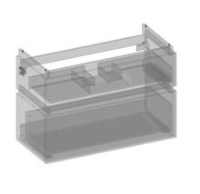 Skrinka pod umývadlo Devo Viva 2.0 biela 97 x 66 x 44 cm VV2-SU2S98x66-F104