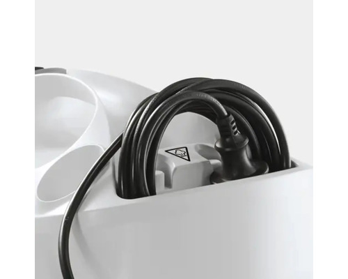 Uloženie napájacieho kábla na parnom čističi