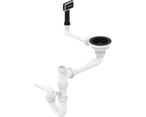 Odtokový set pre kuchynský drez z plastu