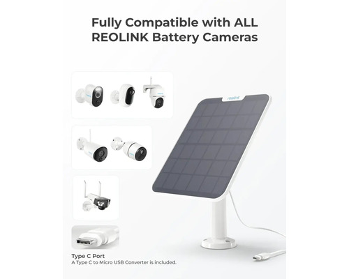Solárny panel Reolink na napájanie batériových kamier
