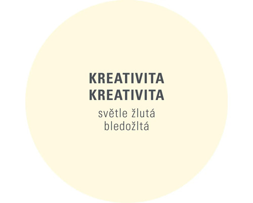 Nápis Kreativita