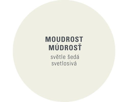 Múdrosť svetlá farba