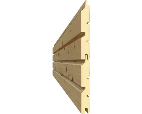 Stena z drevených profilov