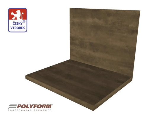 Kuchynská pracovná doska so zvýšeným okrajom