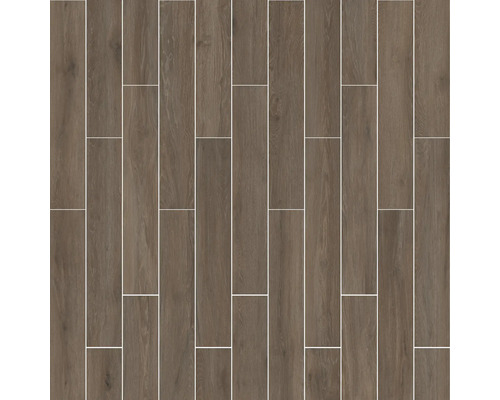 Pokládka podlhovastých dlaždíc s dreveným vzhľadom