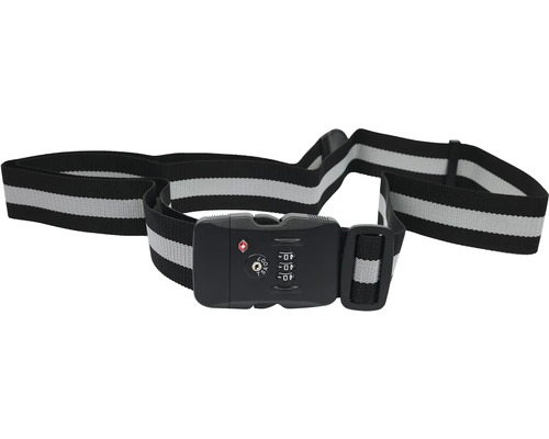 Popruh na batožinu s číselným zámkom