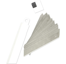 Niekoľko lichobežníkových nožov s odlamovačom segmentov