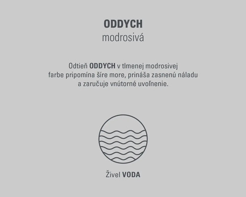 Informácie o odtieni Oddych