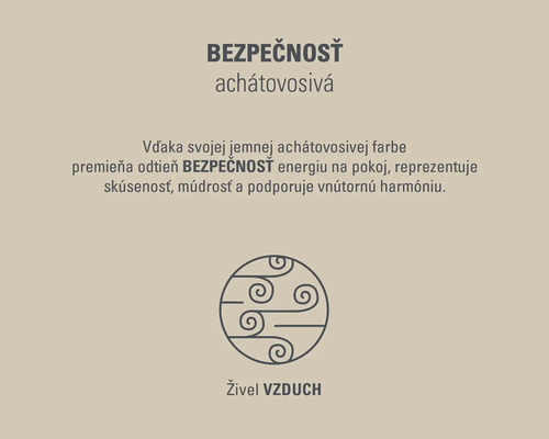 Bezpečnosť Achátová sivá