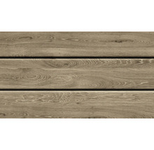 Drevená fasáda s kresbou