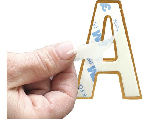 Dekoračné písmeno A s lepiacou fóliou
