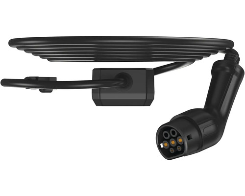 Nabíjací kábel pre elektromobily s konektorom a závesom kábla