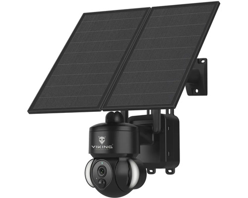 Bezpečnostná kamera so solárnym panelom