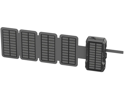 Solárny panel s batériou pre vonkajšie použitie