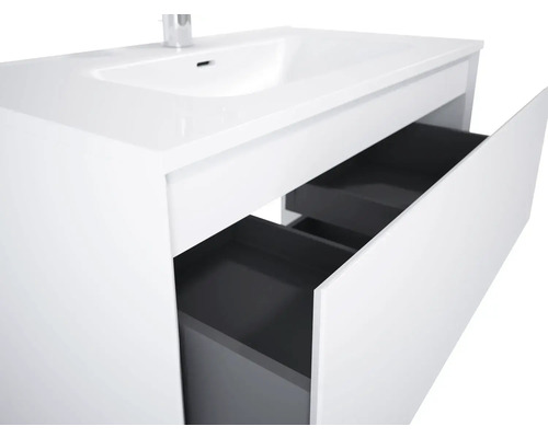 Skrinka pod umývadlo s dvoma zásuvkami a umývadlom