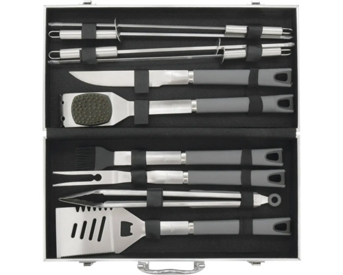 Sada grilovacieho náradia v kufríku