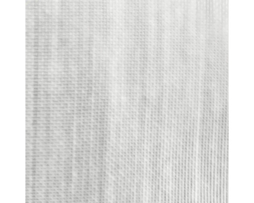 Detailný záber bielej tkaniny s tkanou textúrou