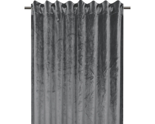 Sivý záves s očkami