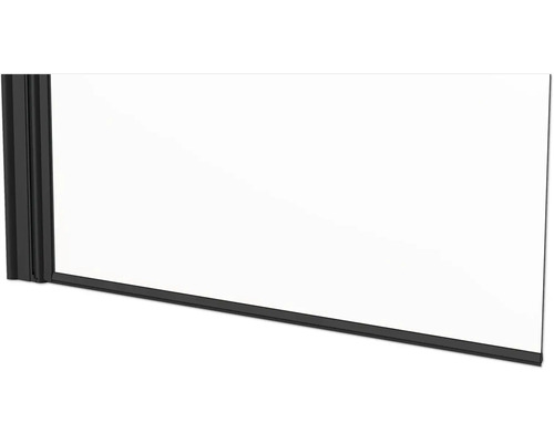 Sprchová stena s čiernym rámom