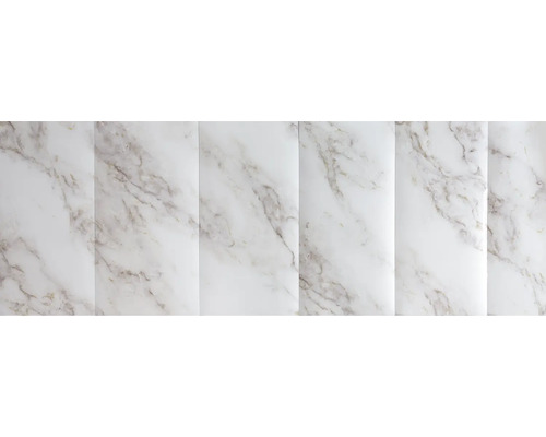 Viaceré stenové panely s mramorovou štruktúrou