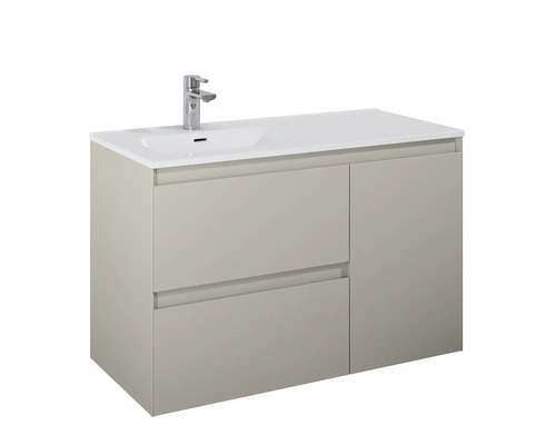 Skrinka pod umývadlo s dvomi zásuvkami, umývadlom a batériou