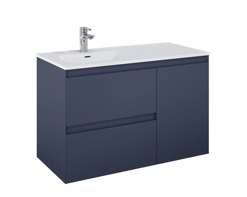 Skrinka pod umývadlo s dvomi zásuvkami a jednými dvierkami