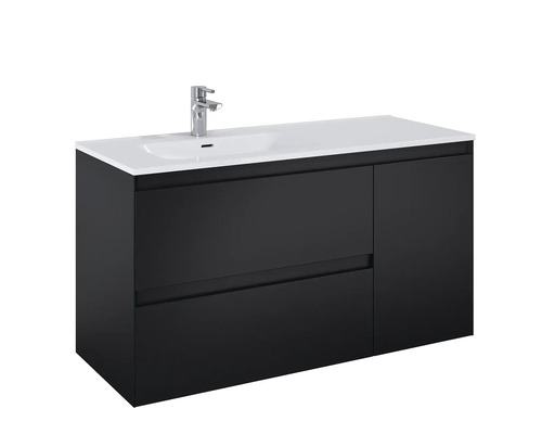 Skrinka pod umývadlo s umývadlom a vodovodnou batériou do kúpeľne