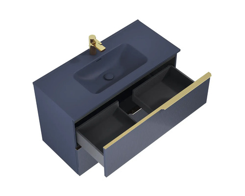 Skrinka pod umývadlo s umývadlom a zásuvkami