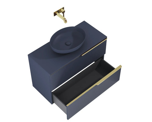 Umývadlová zostava s umývadlom na dosku, batériou a zásuvkou