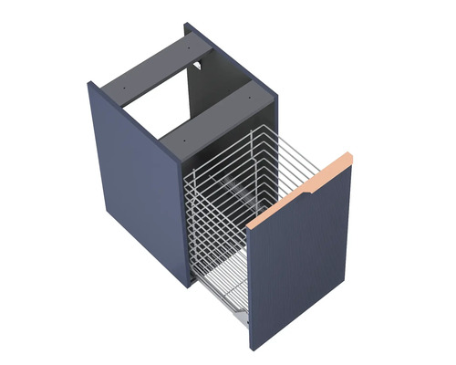 Kuchynská spodná skrinka s drôteným košom