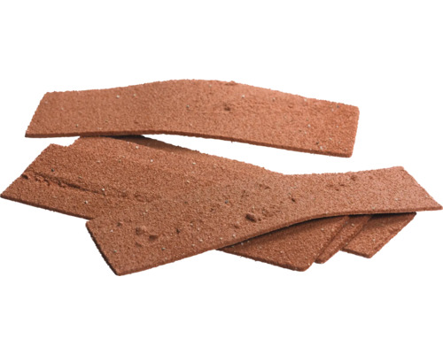 Tehlové pásiky z hliny, na obklady stien