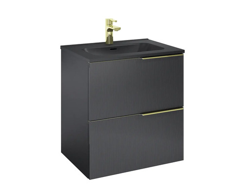 Skrinka pod umývadlo s dvomi zásuvkami a batériou