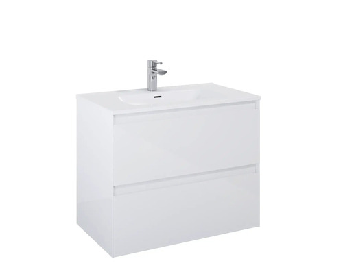 Skrinka pod umývadlo s dvomi zásuvkami a umývadlom