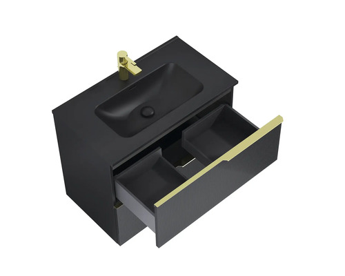 Skrinka pod umývadlo s dvoma zásuvkami, vodovodnou batériou a umývadlom