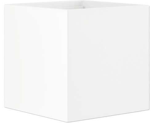 Štvorcová biela látková krabica