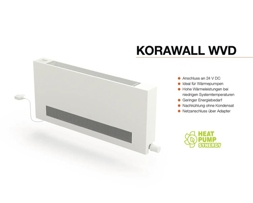Nízkoteplotný radiátor Korawall WVD