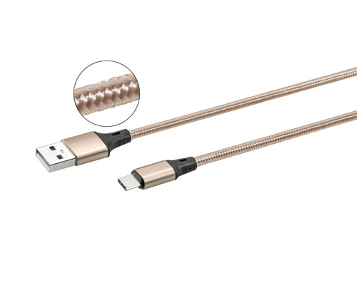 USB kábel s konektormi USB-A a USB-C