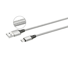 Kábel USB-A na USB-C s opleteným plášťom