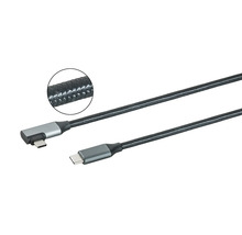 Pletený kábel USB-C s dvoma konektormi