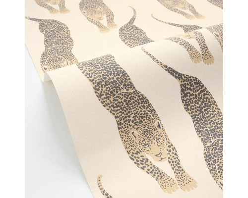 Tapeta s leopardím vzorom