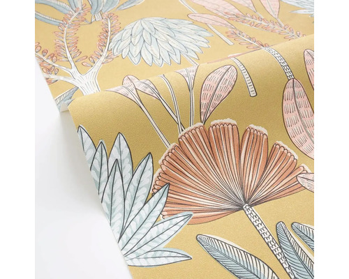 Tapeta s rastlinným vzorom