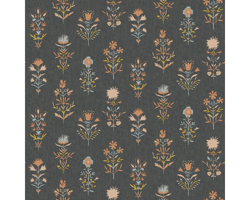 Textilná tapeta s kvetinovým vzorom