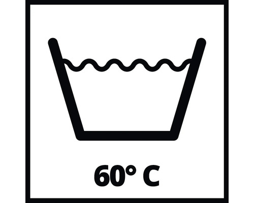 Symbol prania: Možno prať do 60 stupňov